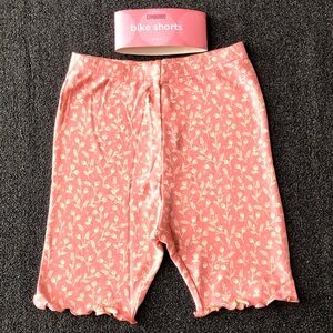 Gymboree Aloha Wahine 100% Cotton Pull-On Comfortable Pink Bike Shorts Size 6